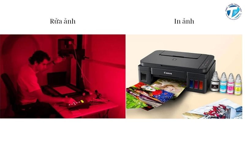 Sự khác biệt của rửa ảnh với in ảnh 